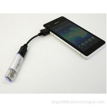 New Products Dual Ports Mobile USB Flash Drive